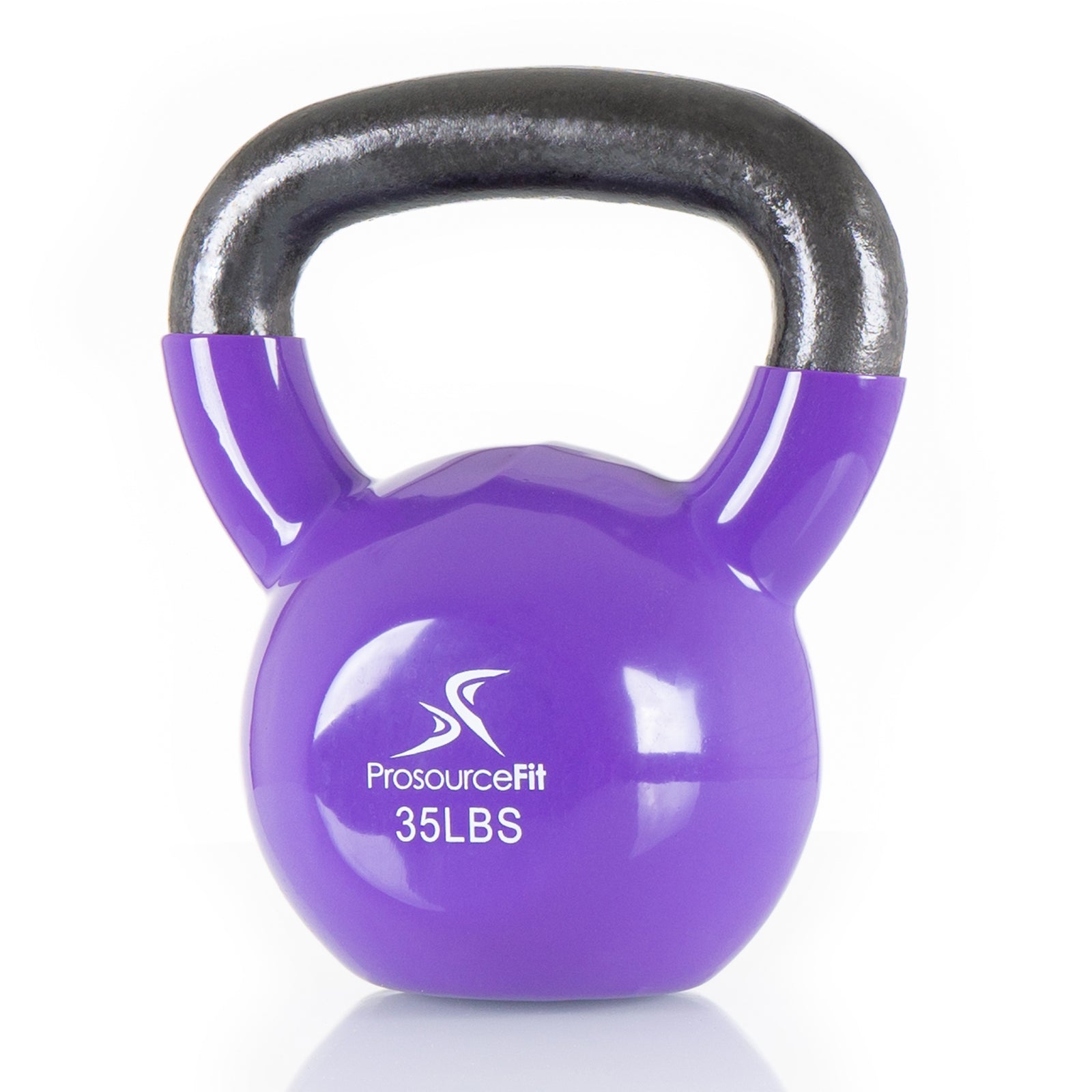 Vinyl Coated Iron Kettlebell, 35lb