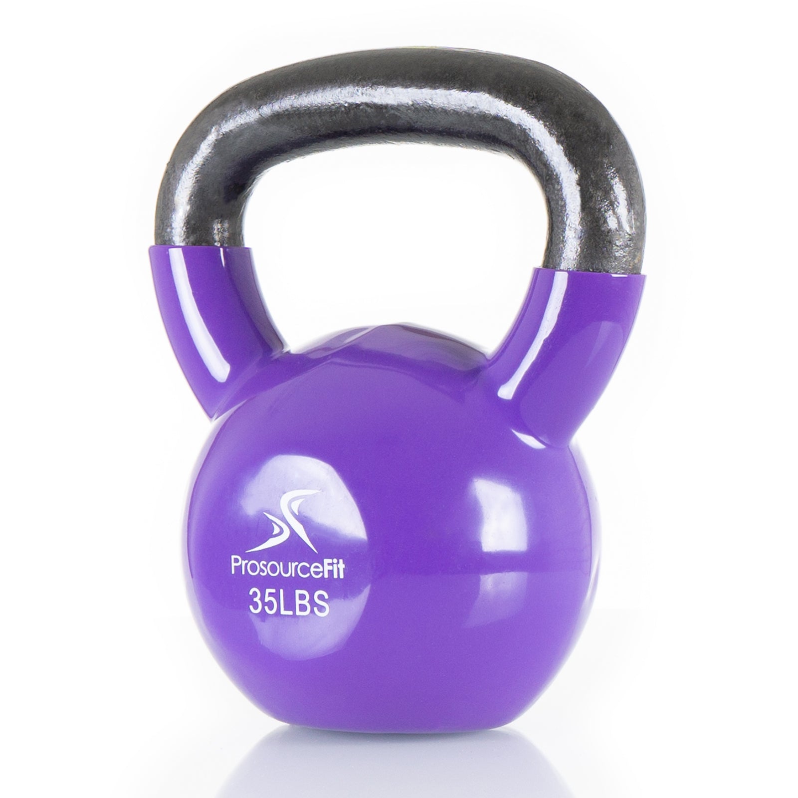 Vinyl Coated Iron Kettlebell, 35lb