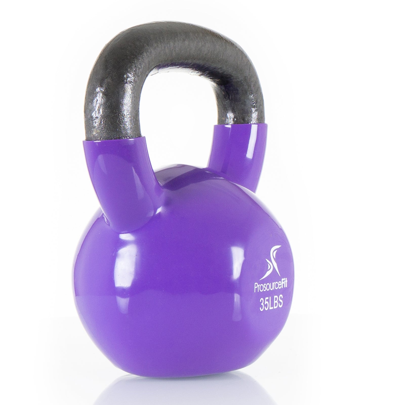 Vinyl Coated Iron Kettlebell, 35lb