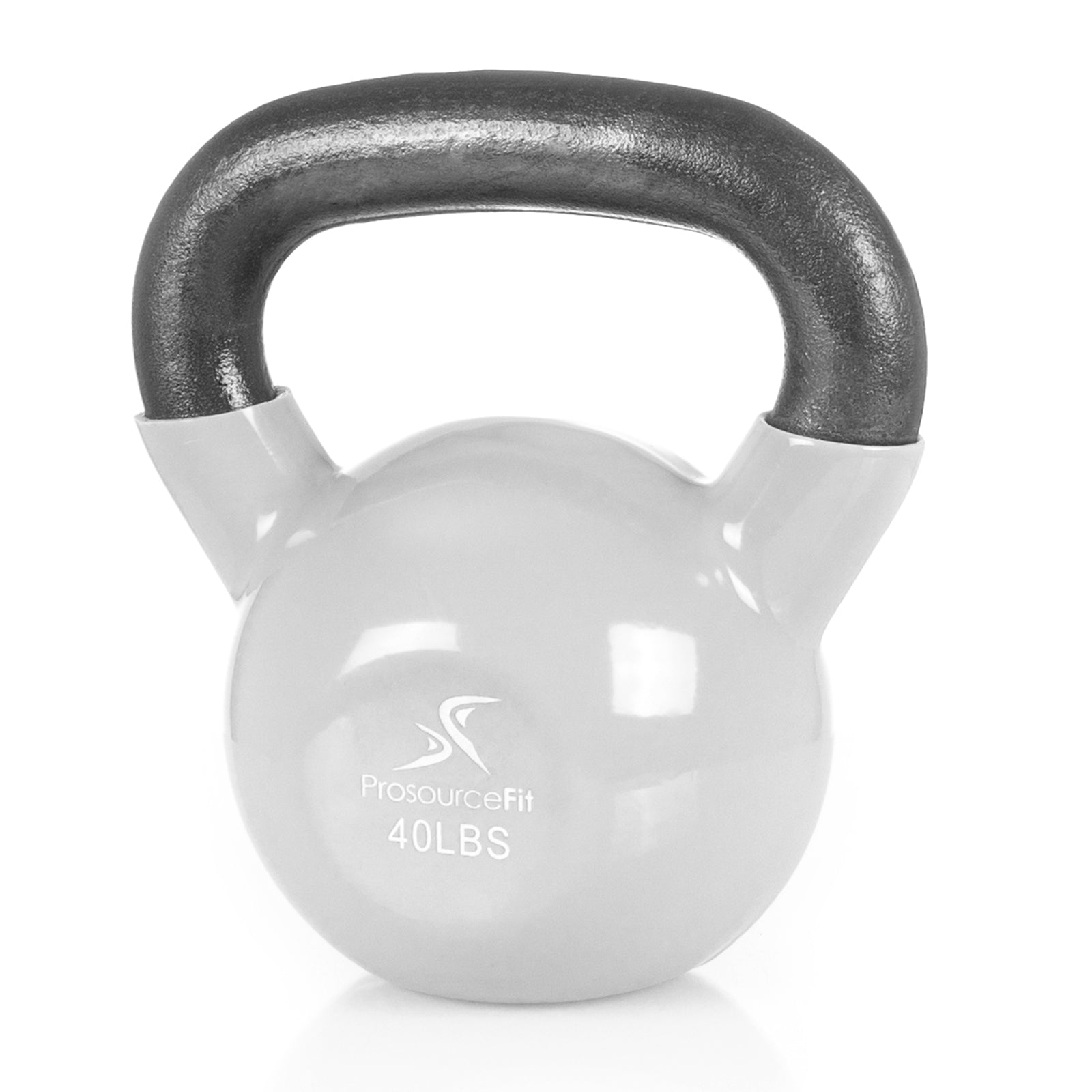 Vinyl Coated Iron Kettlebell, 40lb