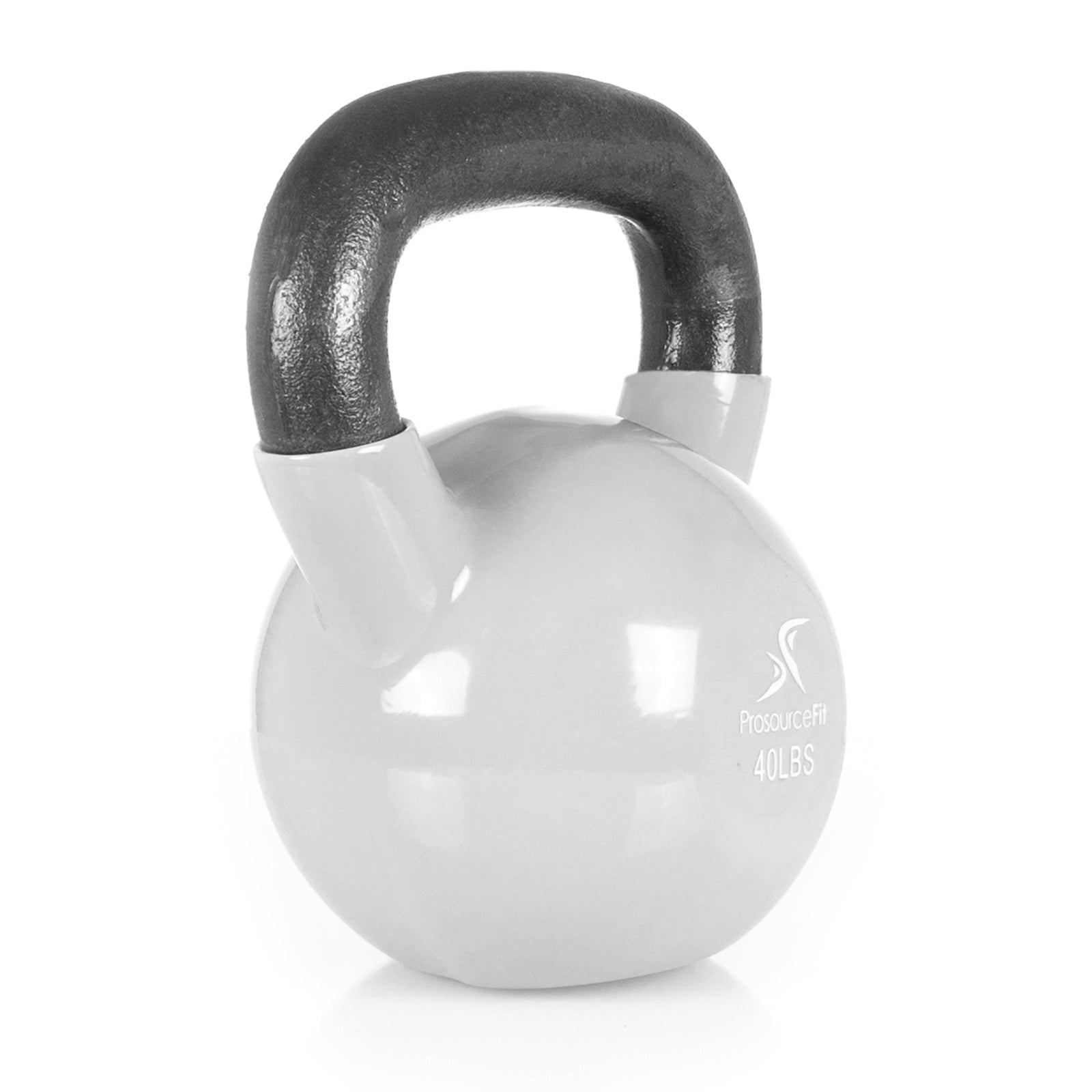 Vinyl Coated Iron Kettlebell, 40lb