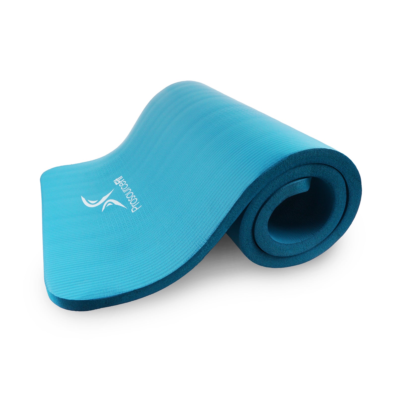Extra Thick Yoga and Pilates Mat  1-in, Aqua