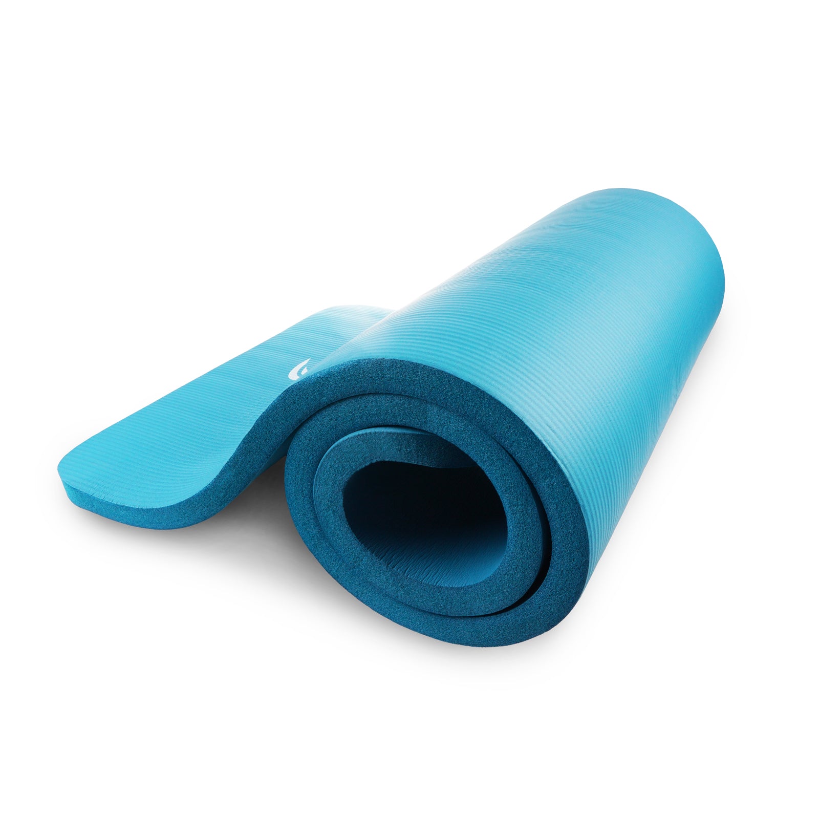 Extra Thick Yoga and Pilates Mat  1-in, Aqua