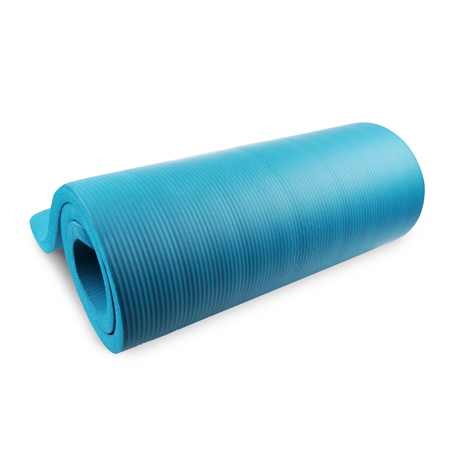 Extra Thick Yoga and Pilates Mat  1-in, Aqua