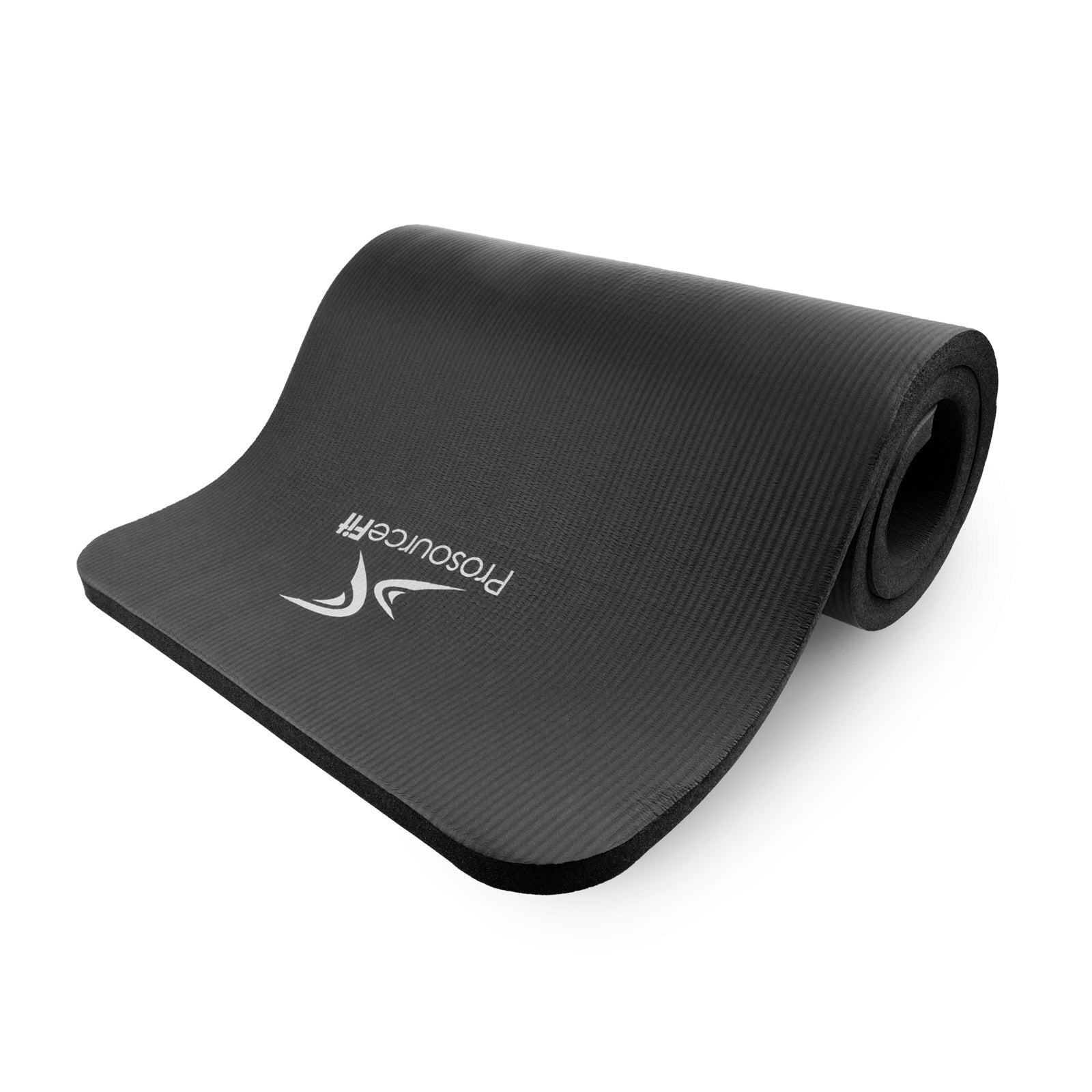 Extra Thick Yoga and Pilates Mat  1-in, Black