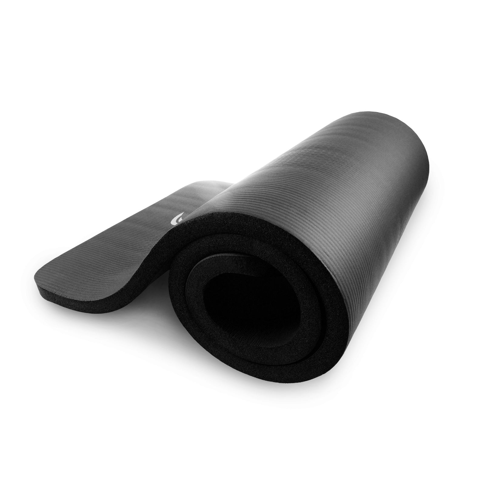 Extra Thick Yoga and Pilates Mat  1-in, Black