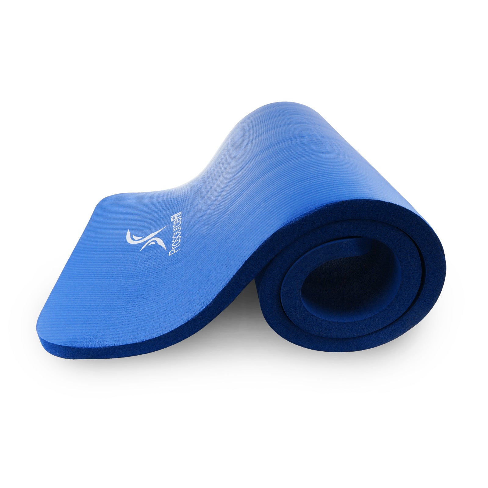 Extra Thick Yoga and Pilates Mat  1-in, Blue