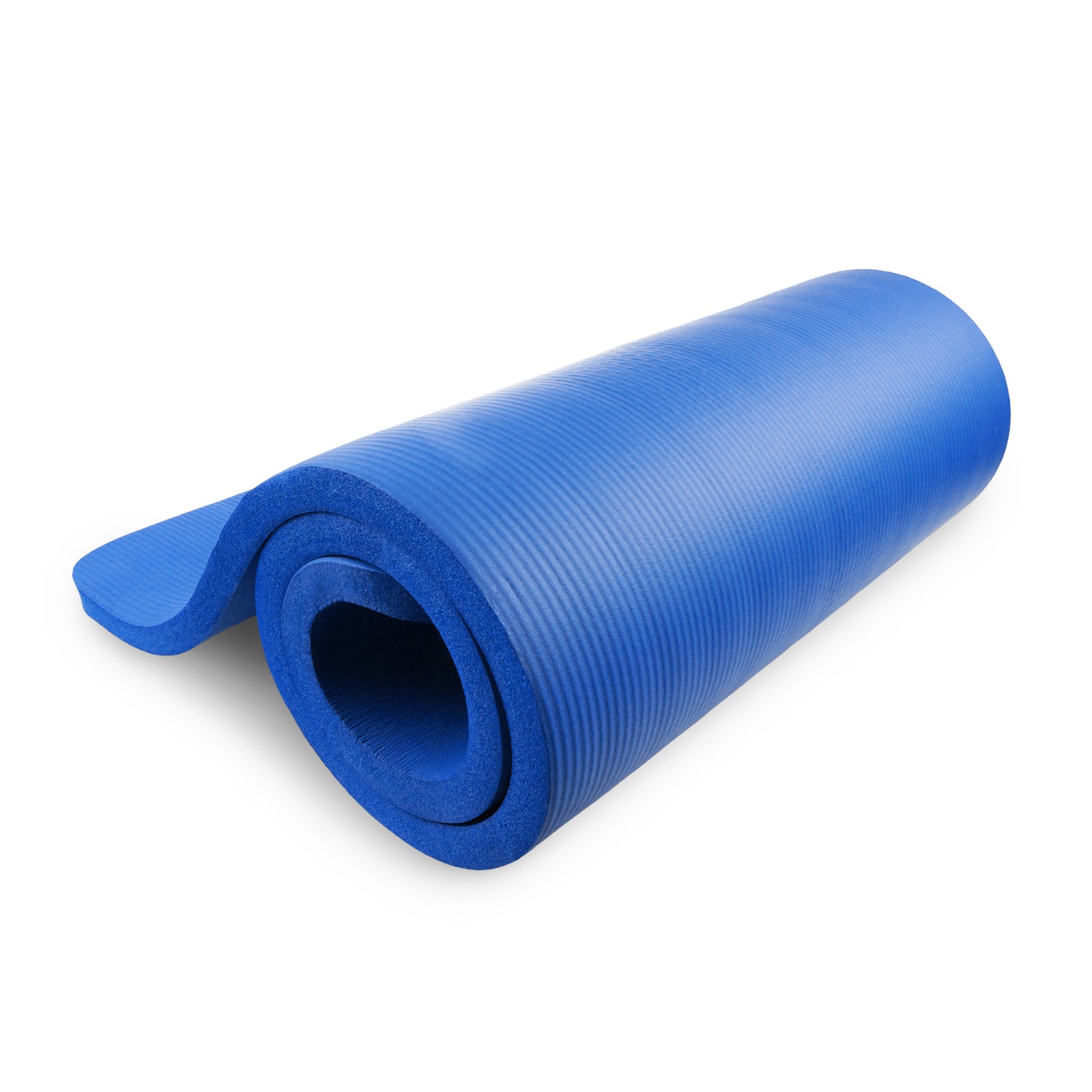 Extra Thick Yoga and Pilates Mat  1-in, Blue