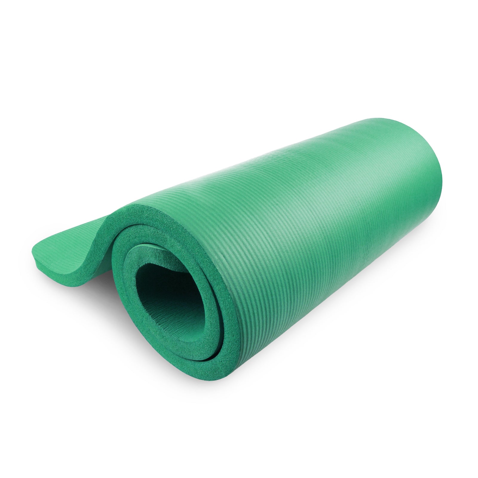 Extra Thick Yoga and Pilates Mat  1-in, Green