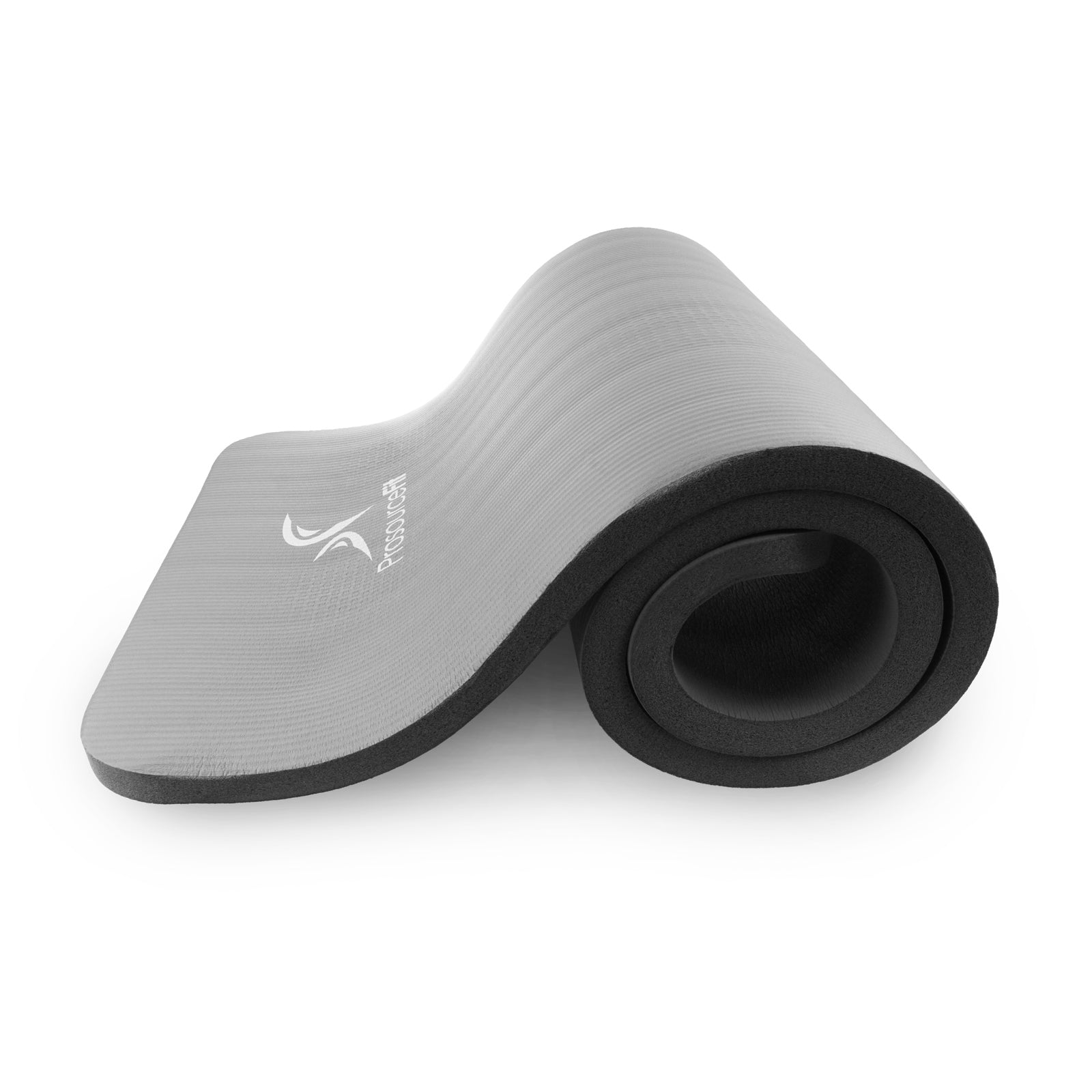 Extra Thick Yoga and Pilates Mat  1-in, Gray