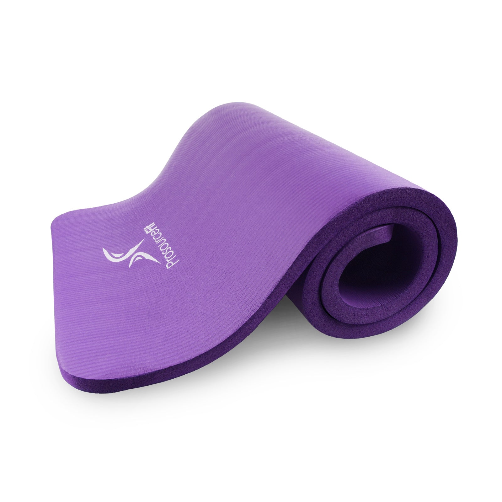 Extra Thick Yoga and Pilates Mat  1-in, Purple