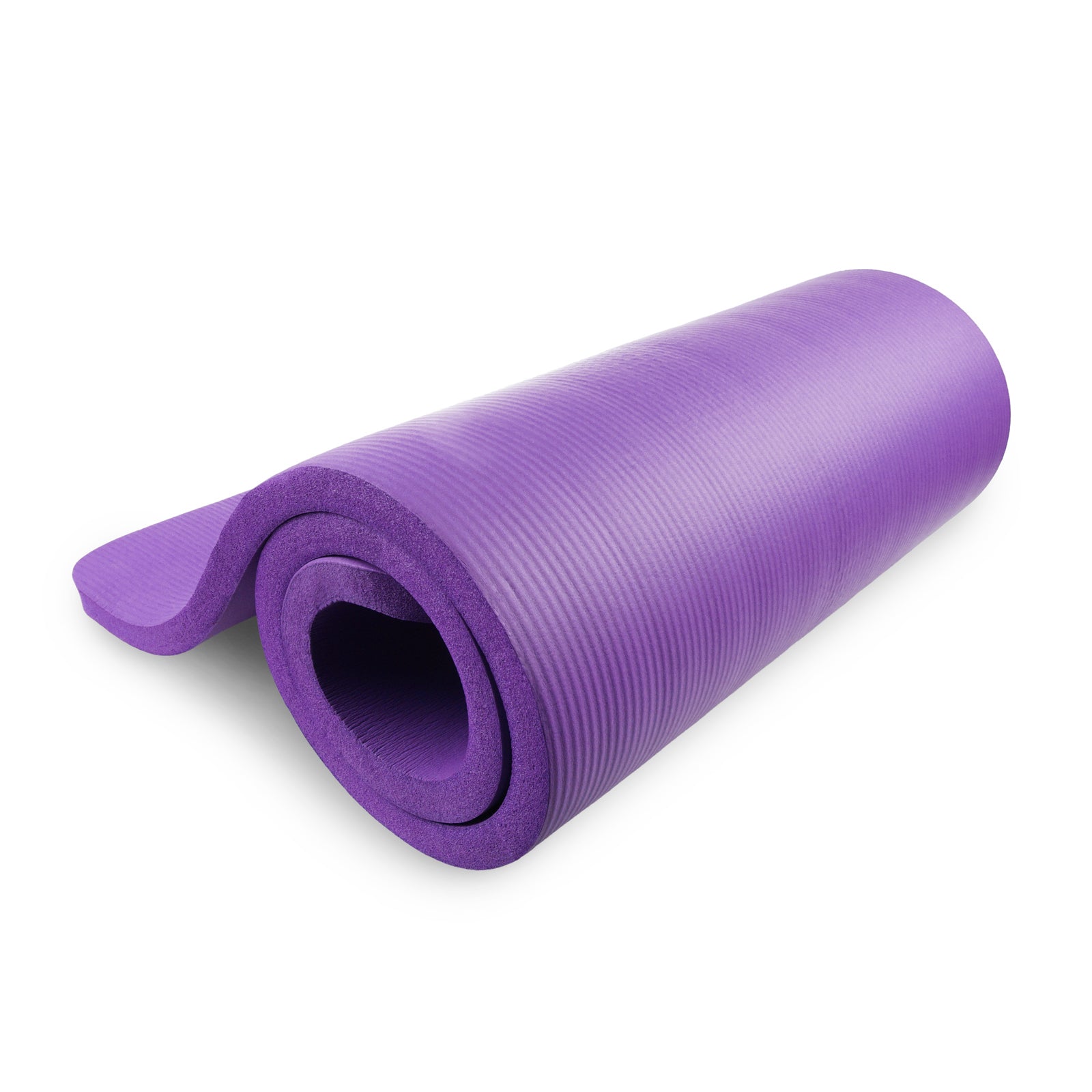 Extra Thick Yoga and Pilates Mat  1-in, Purple