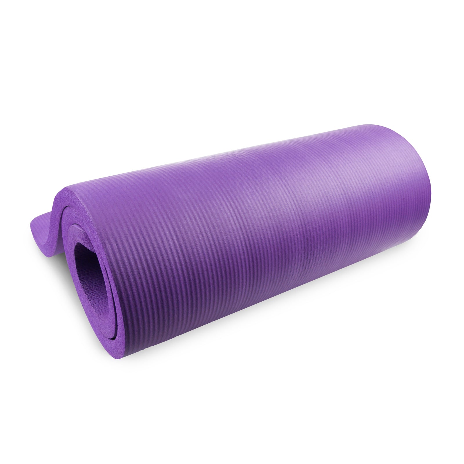 Extra Thick Yoga and Pilates Mat  1-in, Purple