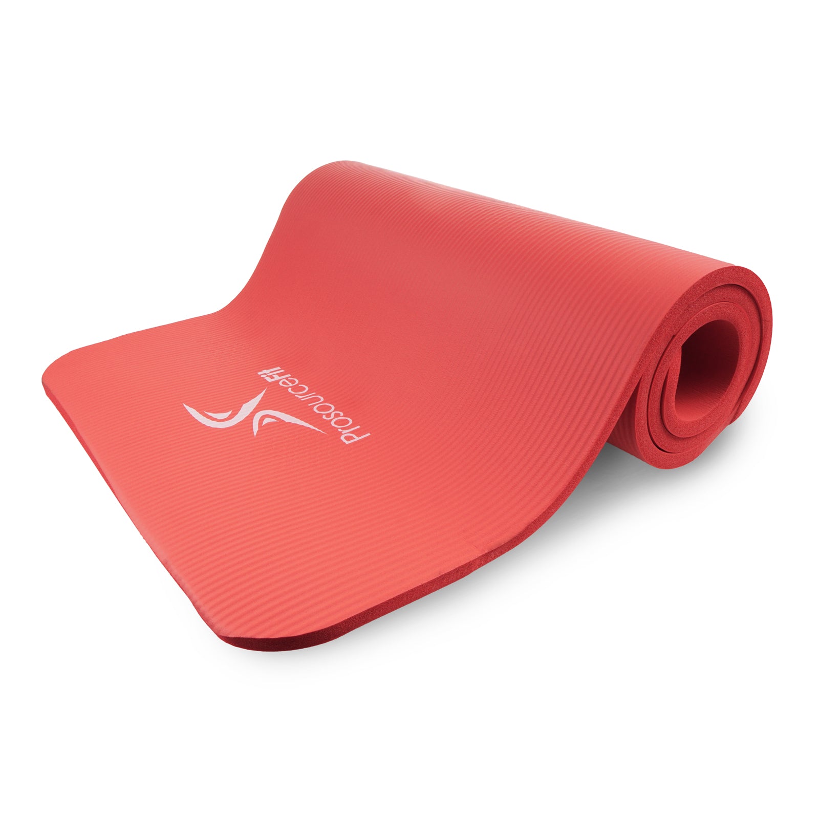 Extra Thick Yoga and Pilates Mat  1/2-in, Red
