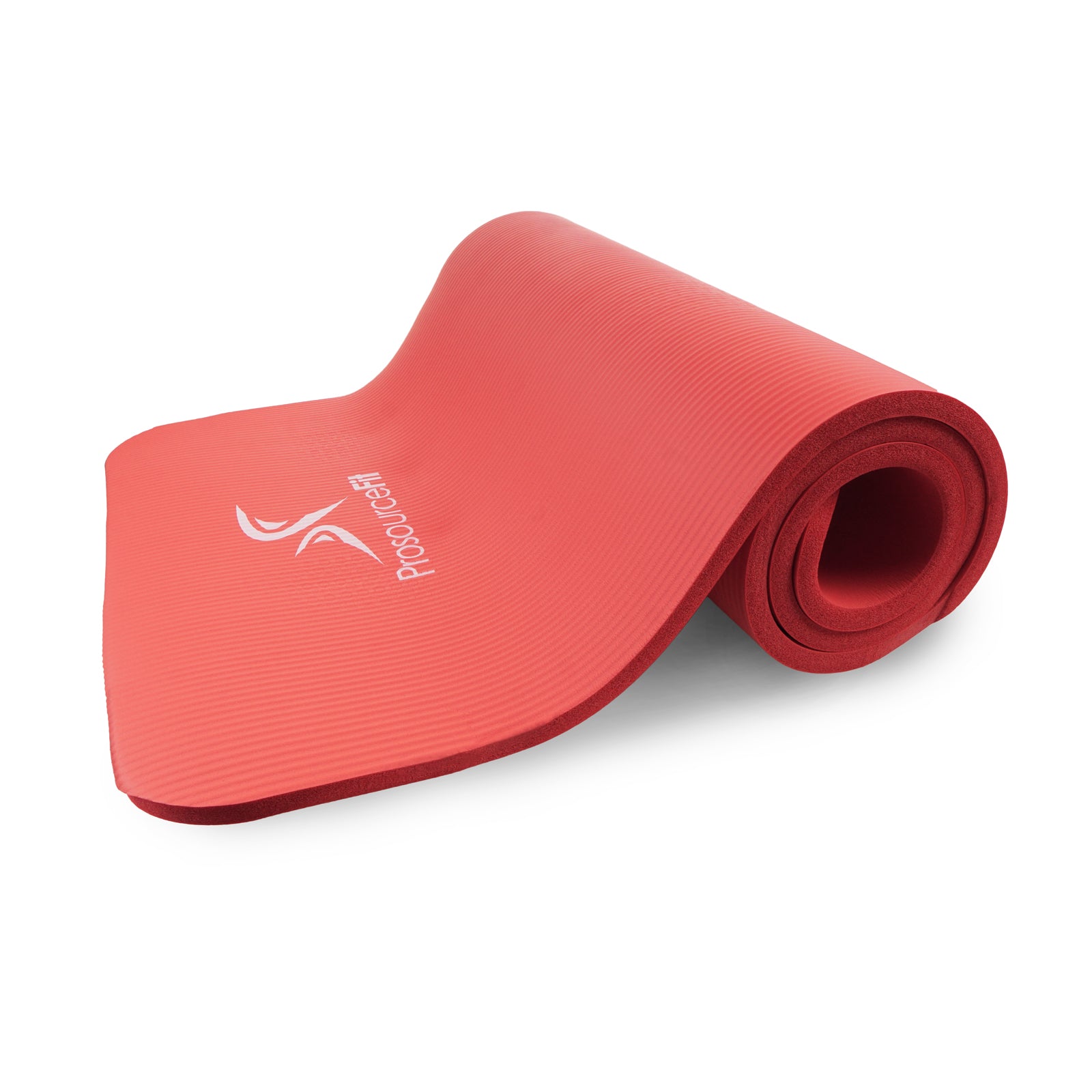 Extra Thick Yoga and Pilates Mat  1/2-in, Red