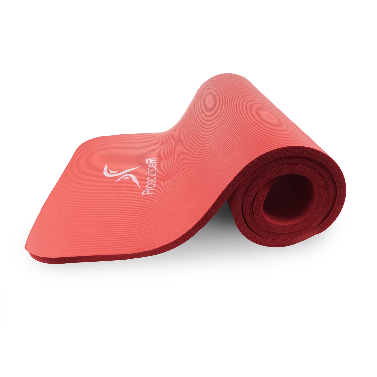 Extra Thick Yoga and Pilates Mat  1/2-in, Red
