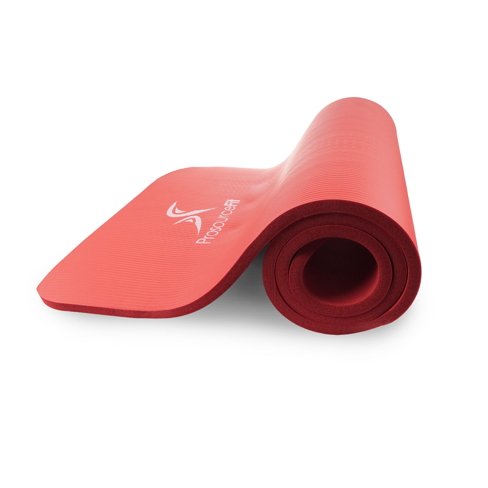 Extra Thick Yoga and Pilates Mat  1/2-in, Red