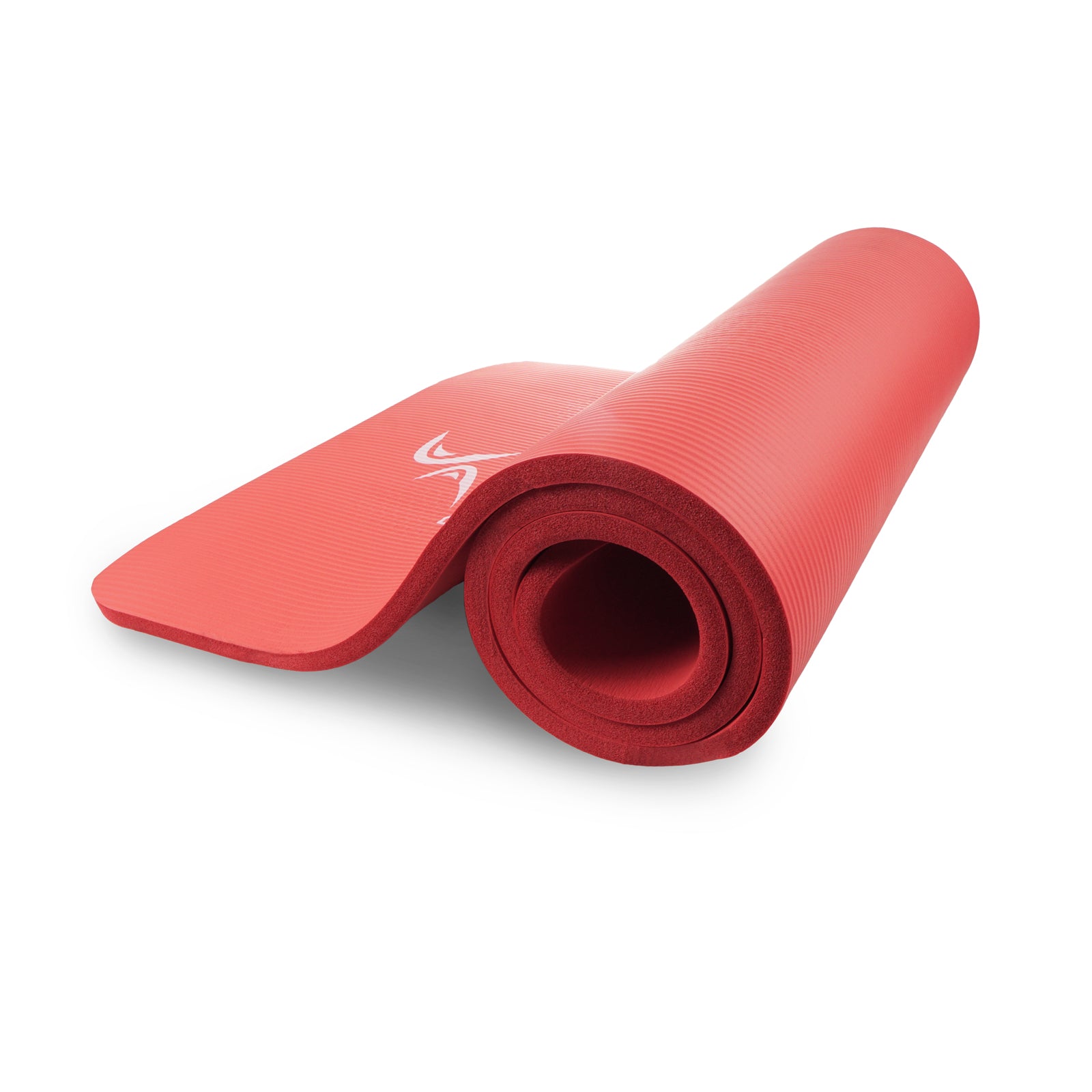 Extra Thick Yoga and Pilates Mat  1/2-in, Red