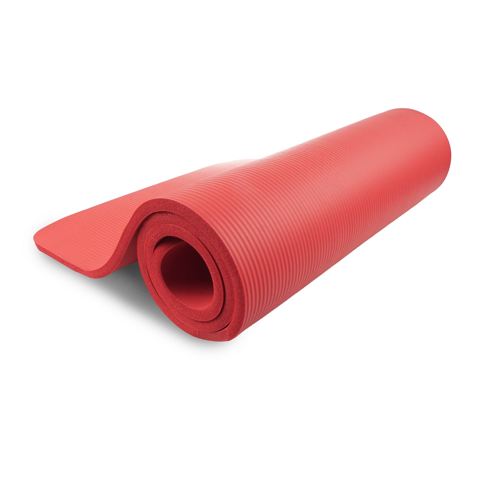 Extra Thick Yoga and Pilates Mat  1/2-in, Red