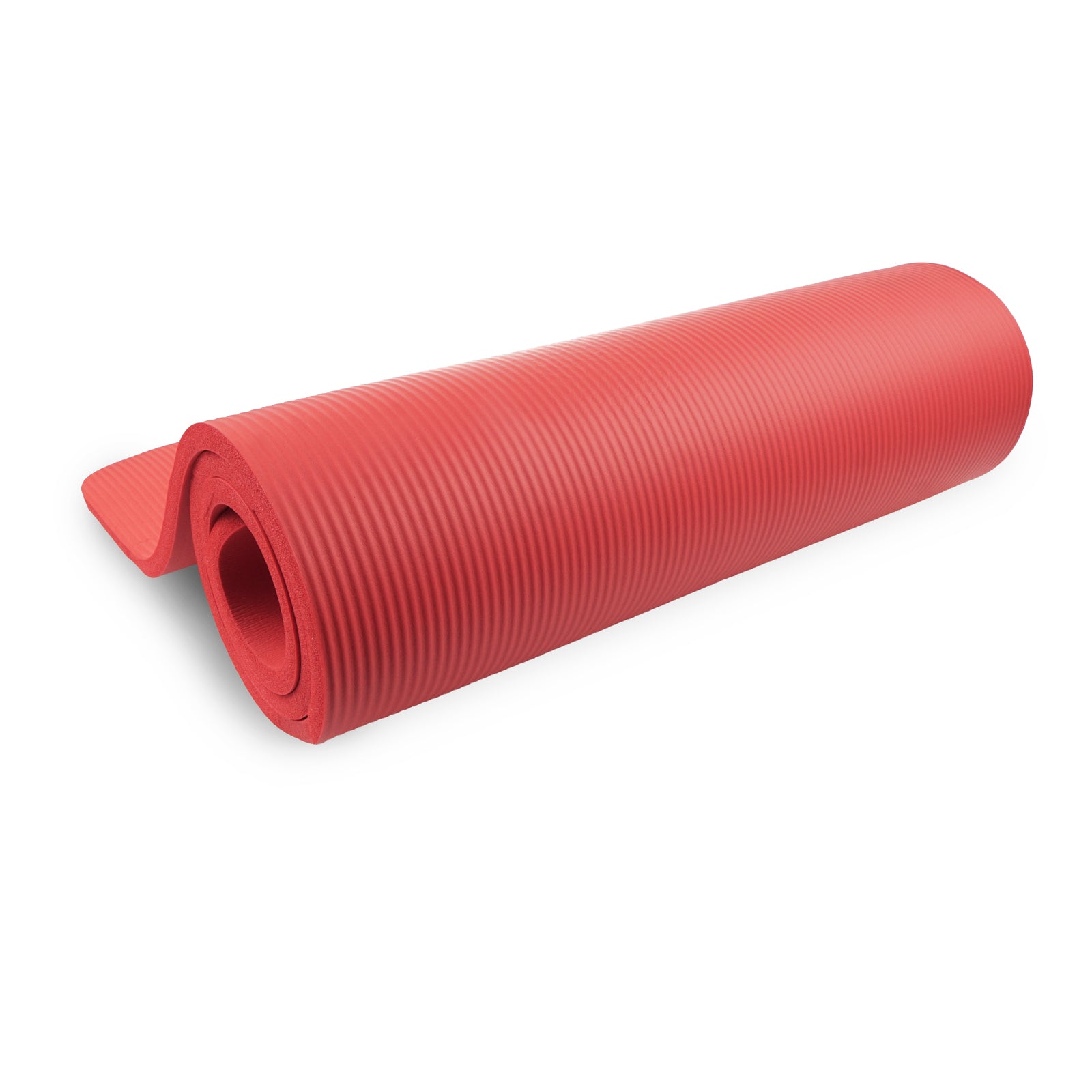Extra Thick Yoga and Pilates Mat  1/2-in, Red