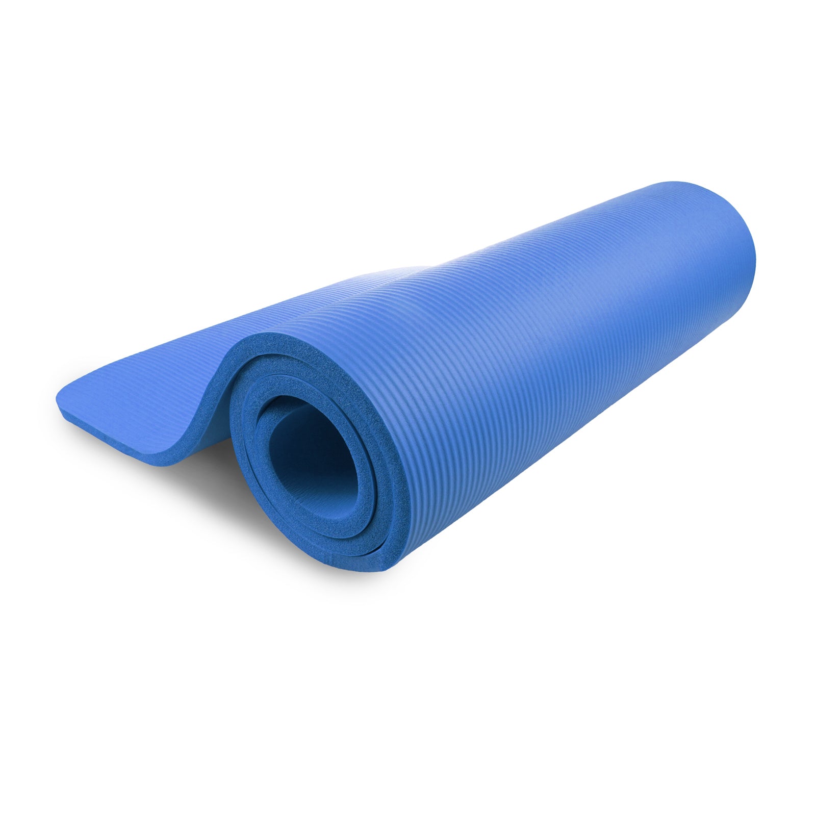 Extra Thick Yoga and Pilates Mat  1/2-in, Blue