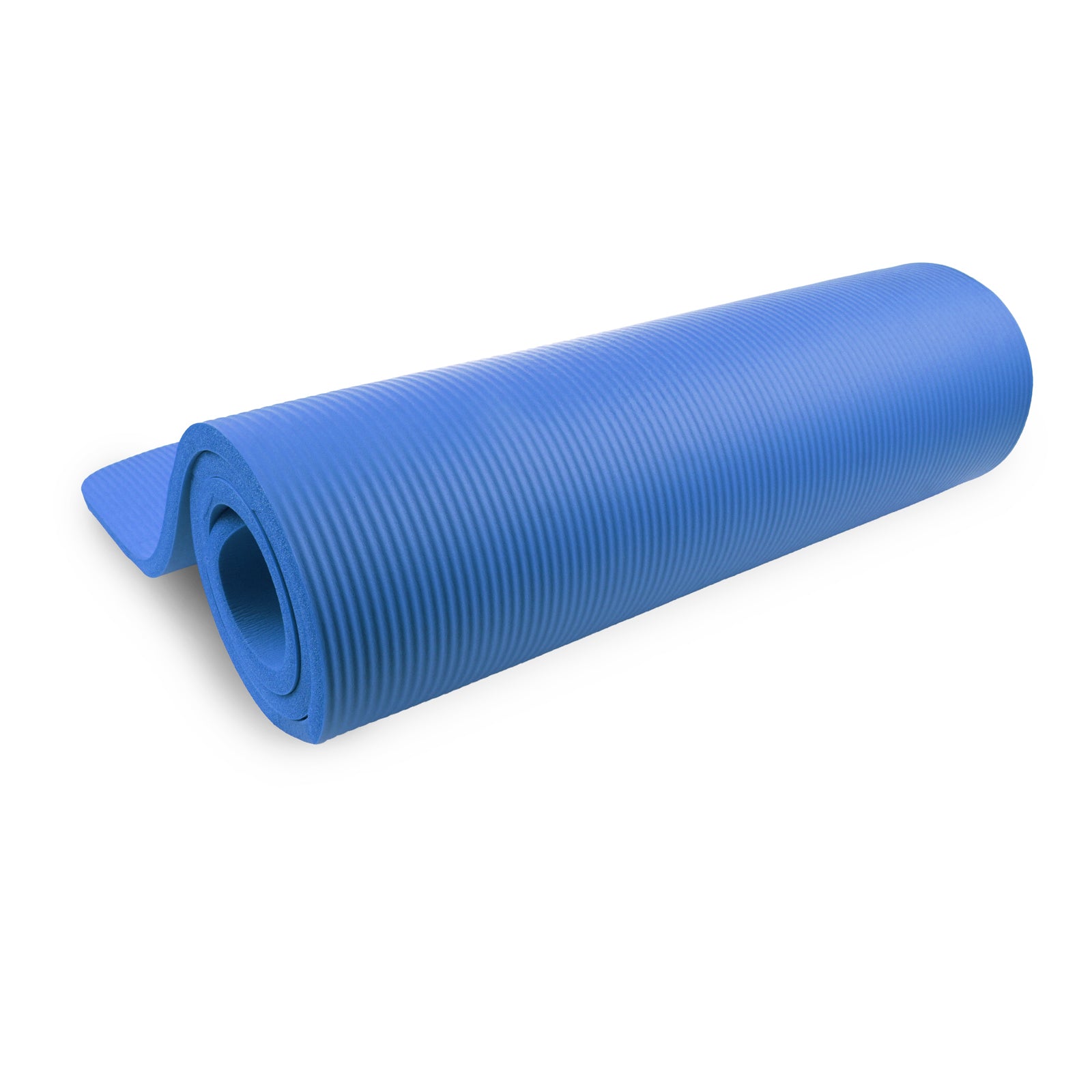 Extra Thick Yoga and Pilates Mat  1/2-in, Blue