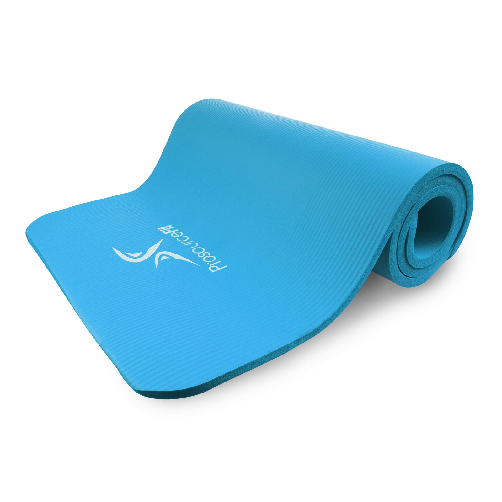 Extra Thick Yoga and Pilates Mat  1/2-in, Aqua