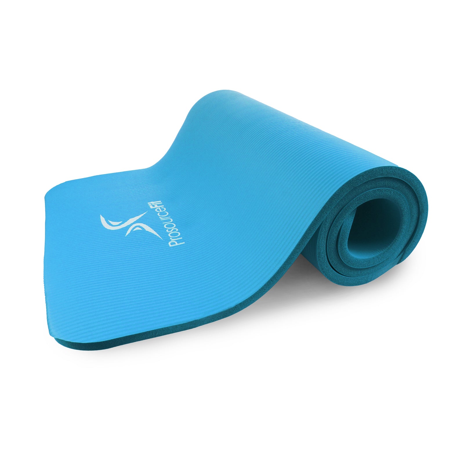 Extra Thick Yoga and Pilates Mat  1/2-in, Aqua
