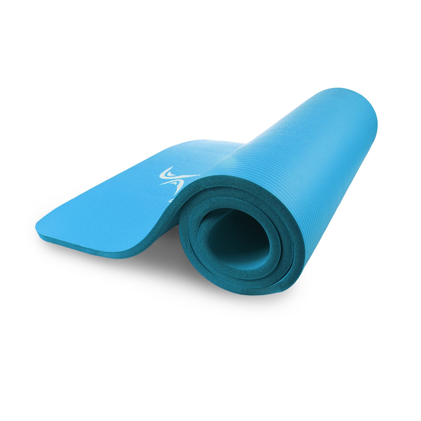 Extra Thick Yoga and Pilates Mat  1/2-in, Aqua