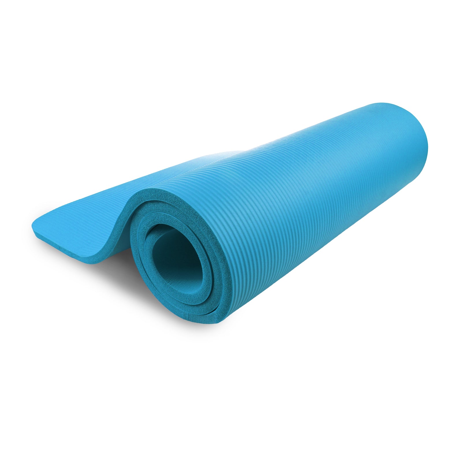 Extra Thick Yoga and Pilates Mat  1/2-in, Aqua