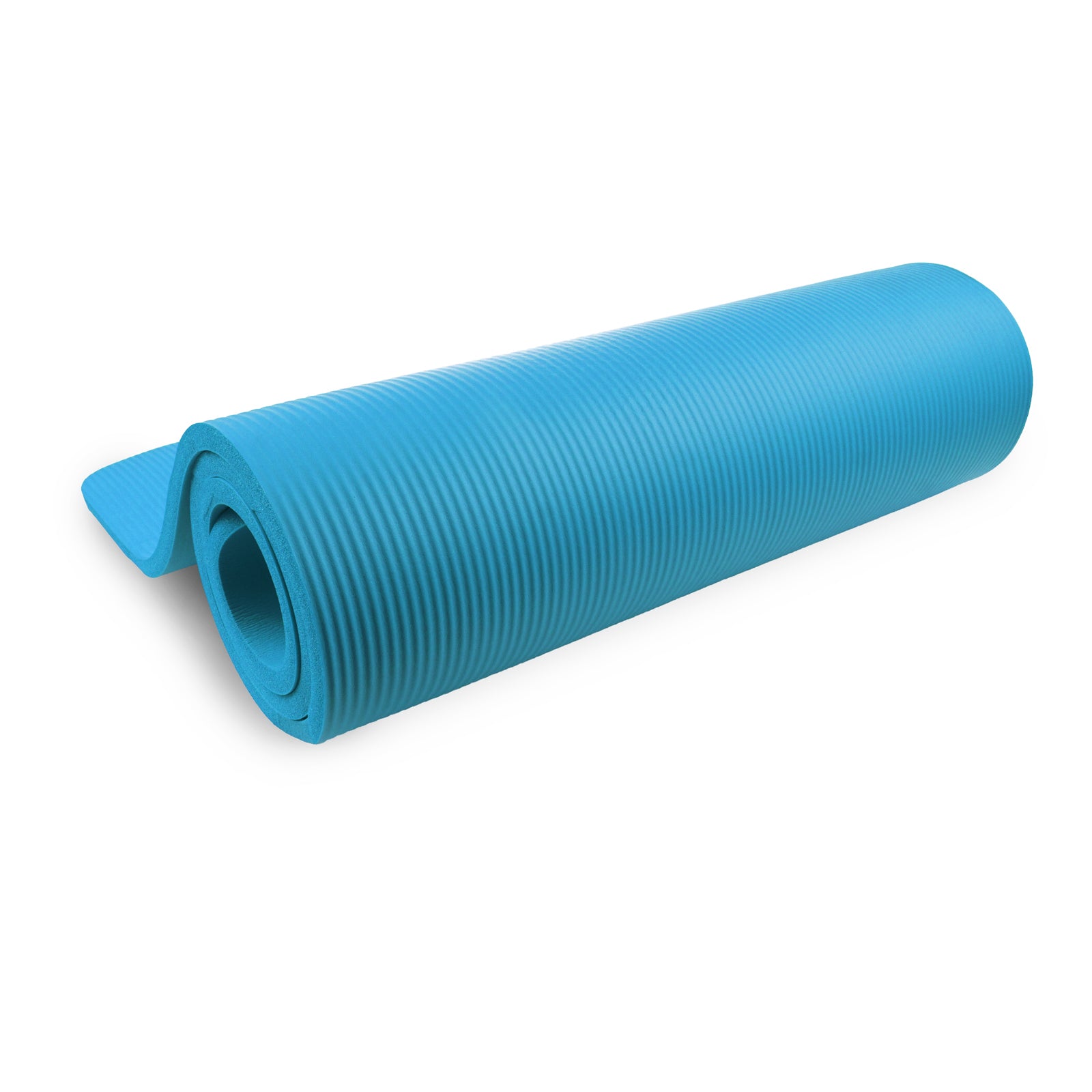 Extra Thick Yoga and Pilates Mat  1/2-in, Aqua