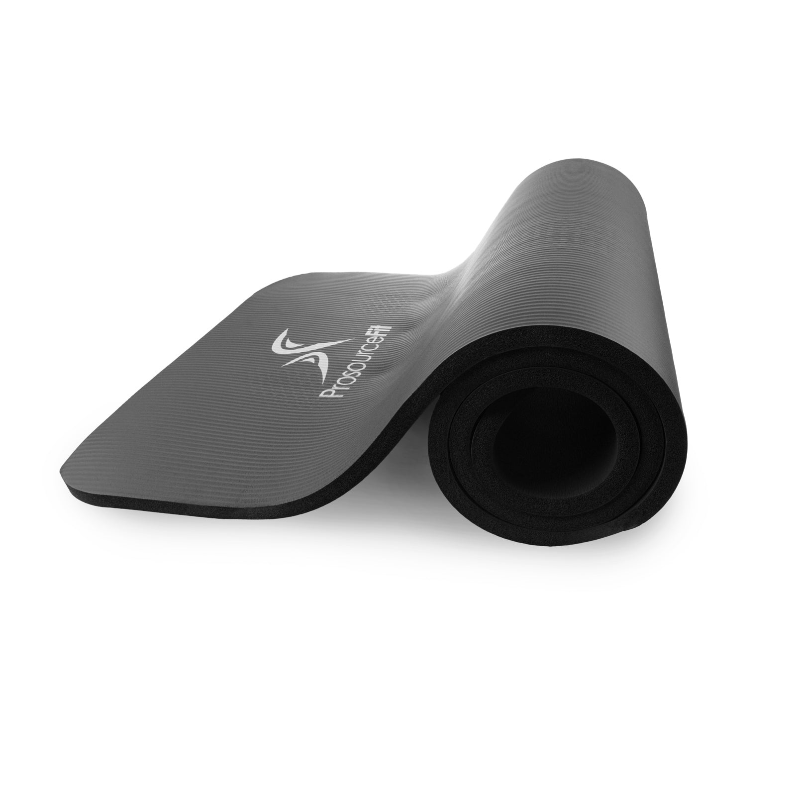 Extra Thick Yoga and Pilates Mat  1/2-in, Black