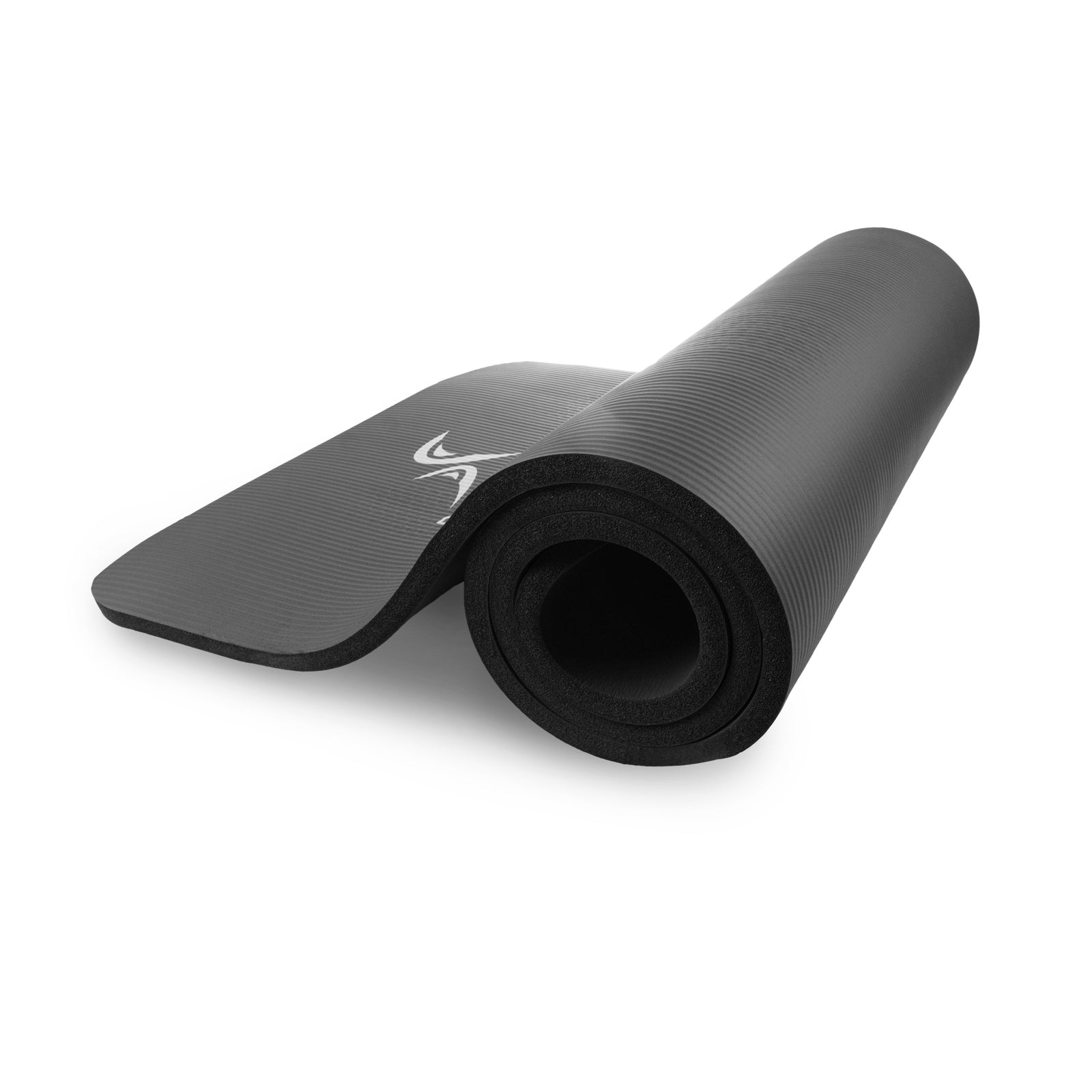 Extra Thick Yoga and Pilates Mat  1/2-in, Black