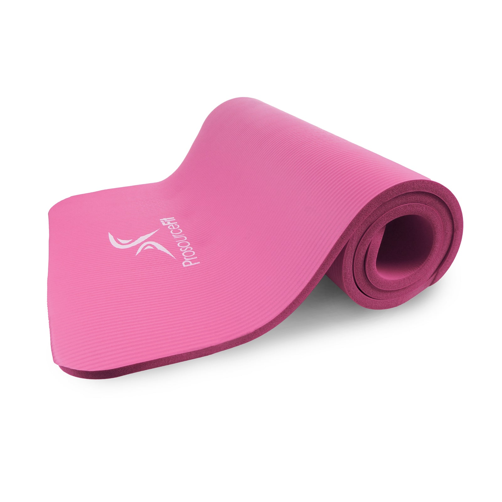Extra Thick Yoga and Pilates Mat  1/2-in, Pink