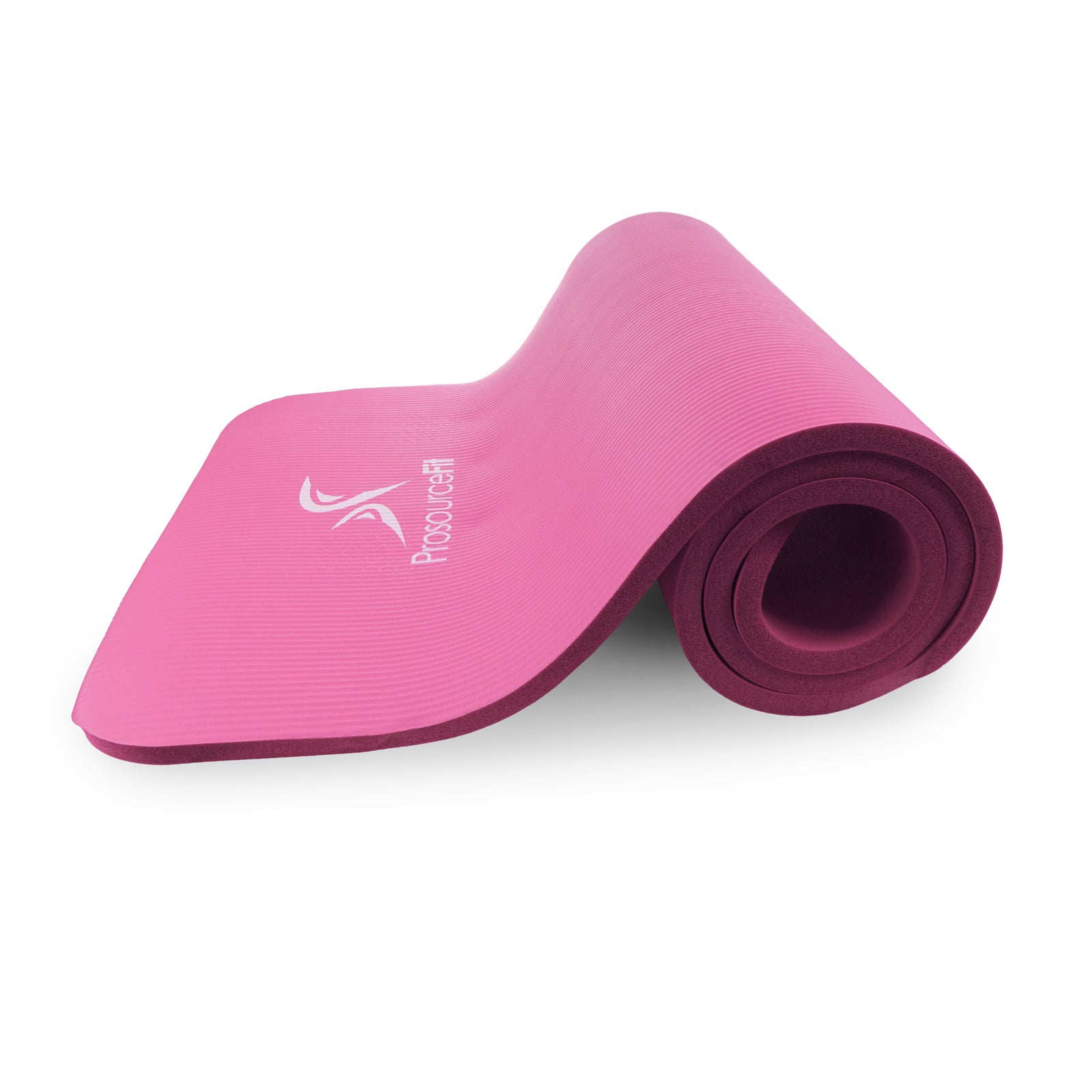 Extra Thick Yoga and Pilates Mat  1/2-in, Pink