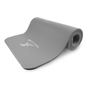Extra Thick Yoga and Pilates Mat  1/2-in, Grey