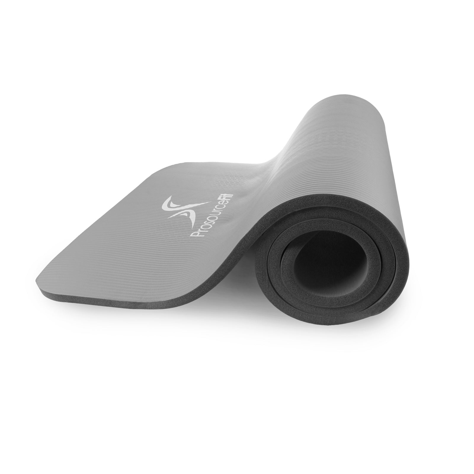 Extra Thick Yoga and Pilates Mat  1/2-in, Grey