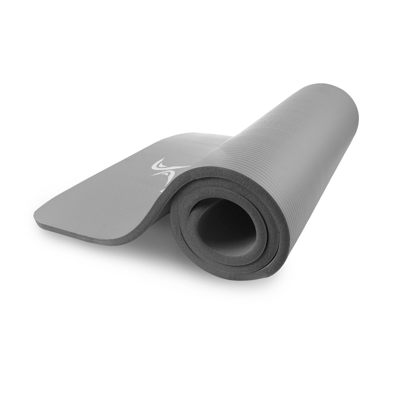 Extra Thick Yoga and Pilates Mat  1/2-in, Grey