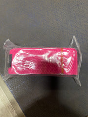 Metal D-Ring Yoga Strap, Pink