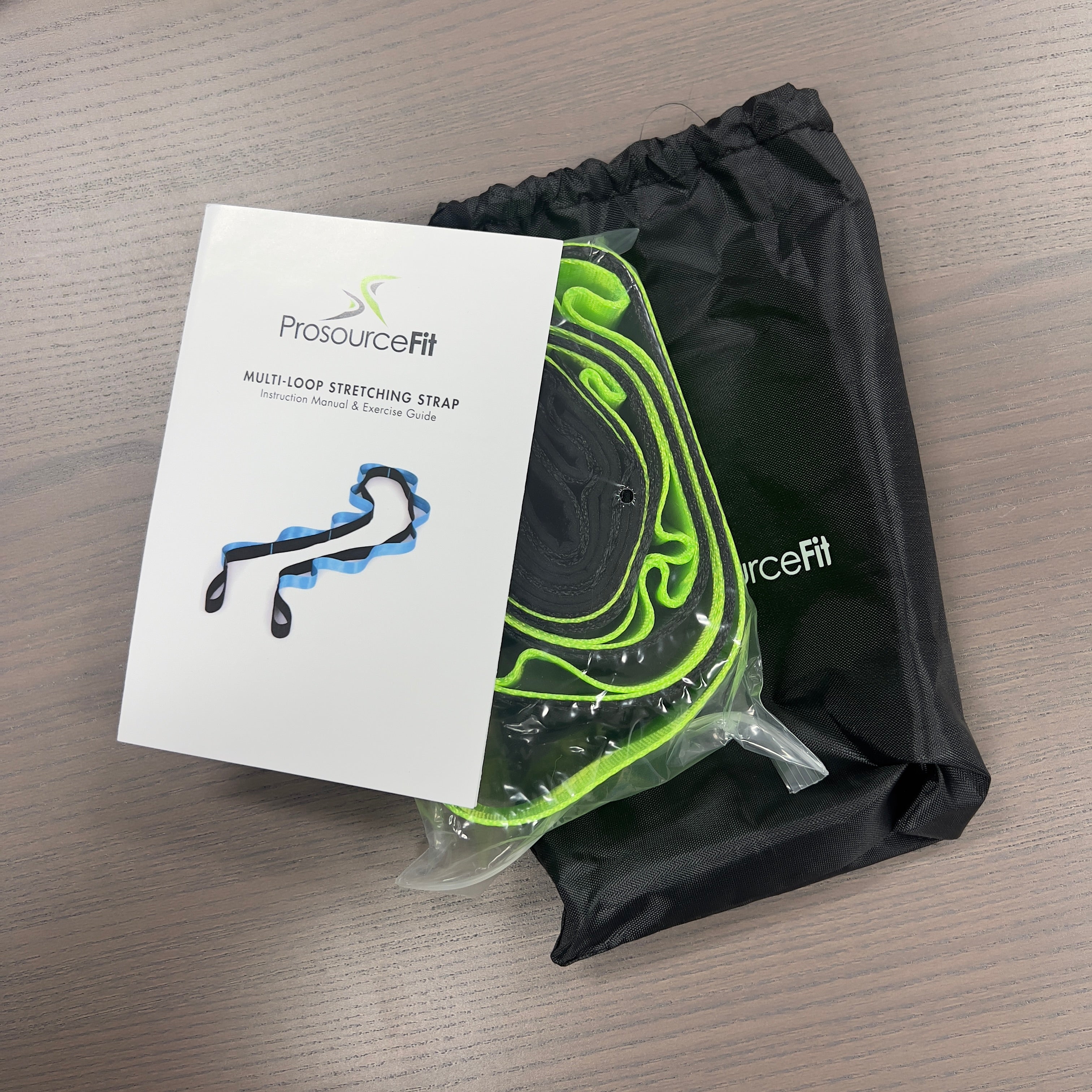 Multi-Loop Stretching Strap - Black-Green