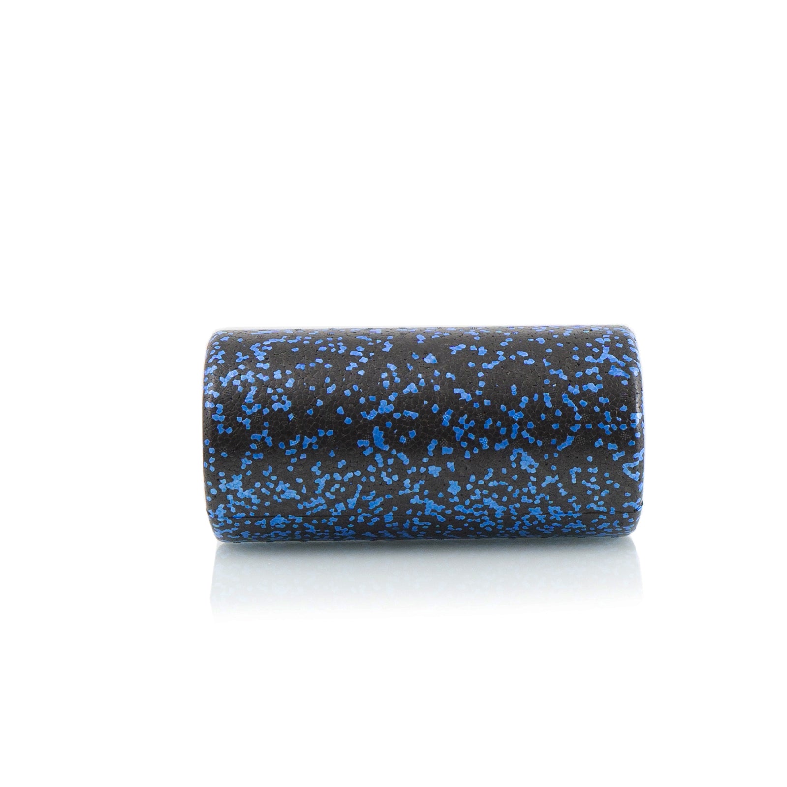 High Density Speckled Foam Roller 12x6-in, Black/Blue