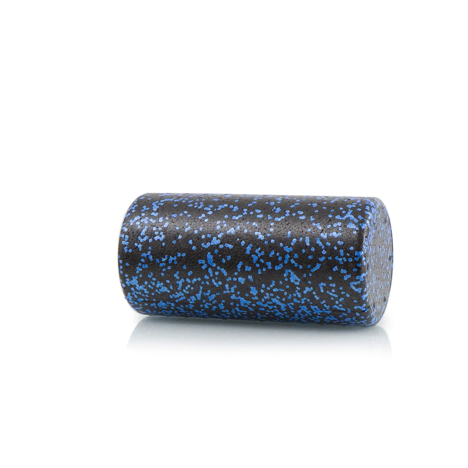 High Density Speckled Foam Roller 12x6-in, Black/Blue