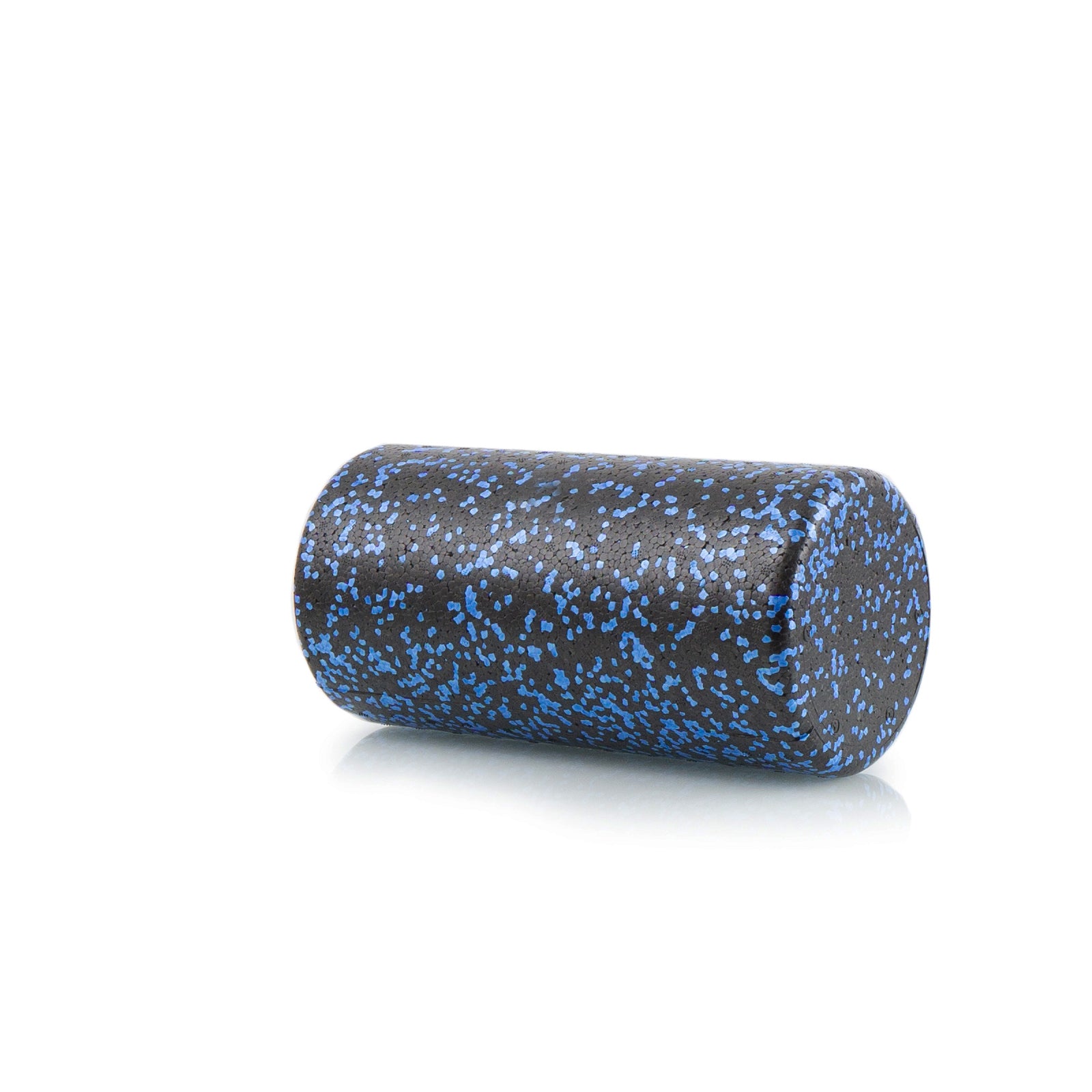 High Density Speckled Foam Roller 12x6-in, Black/Blue