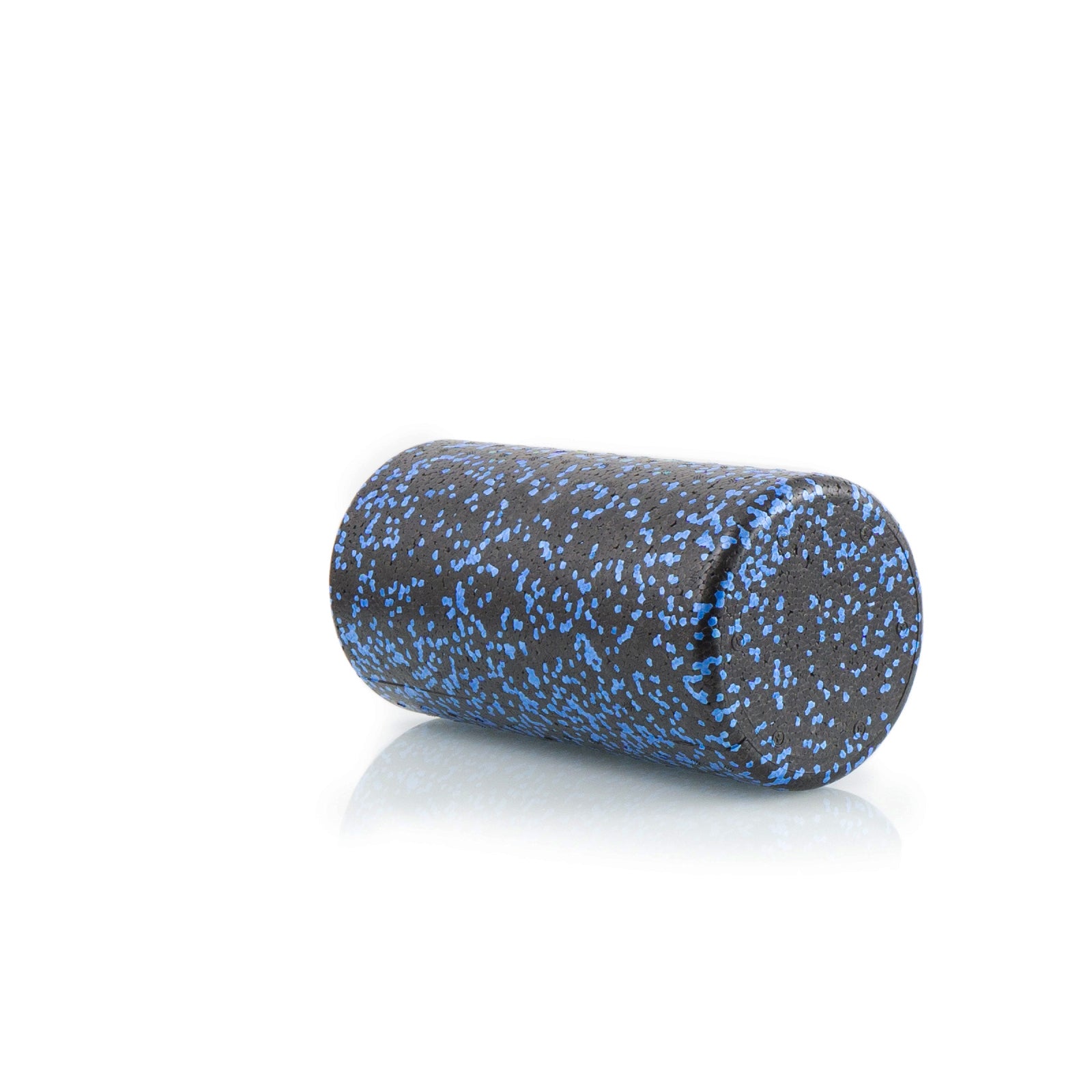 High Density Speckled Foam Roller 12x6-in, Black/Blue