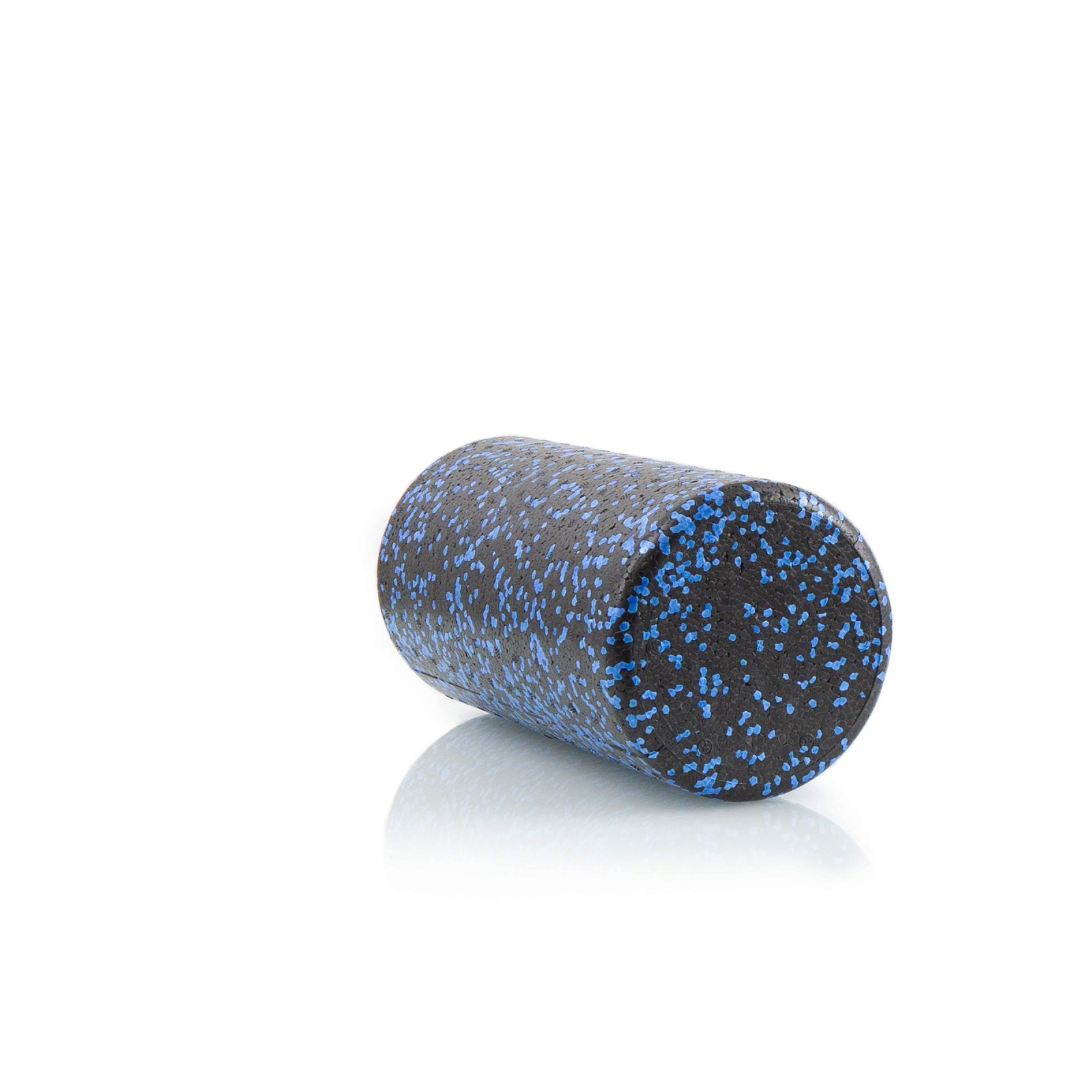 High Density Speckled Foam Roller 12x6-in, Black/Blue