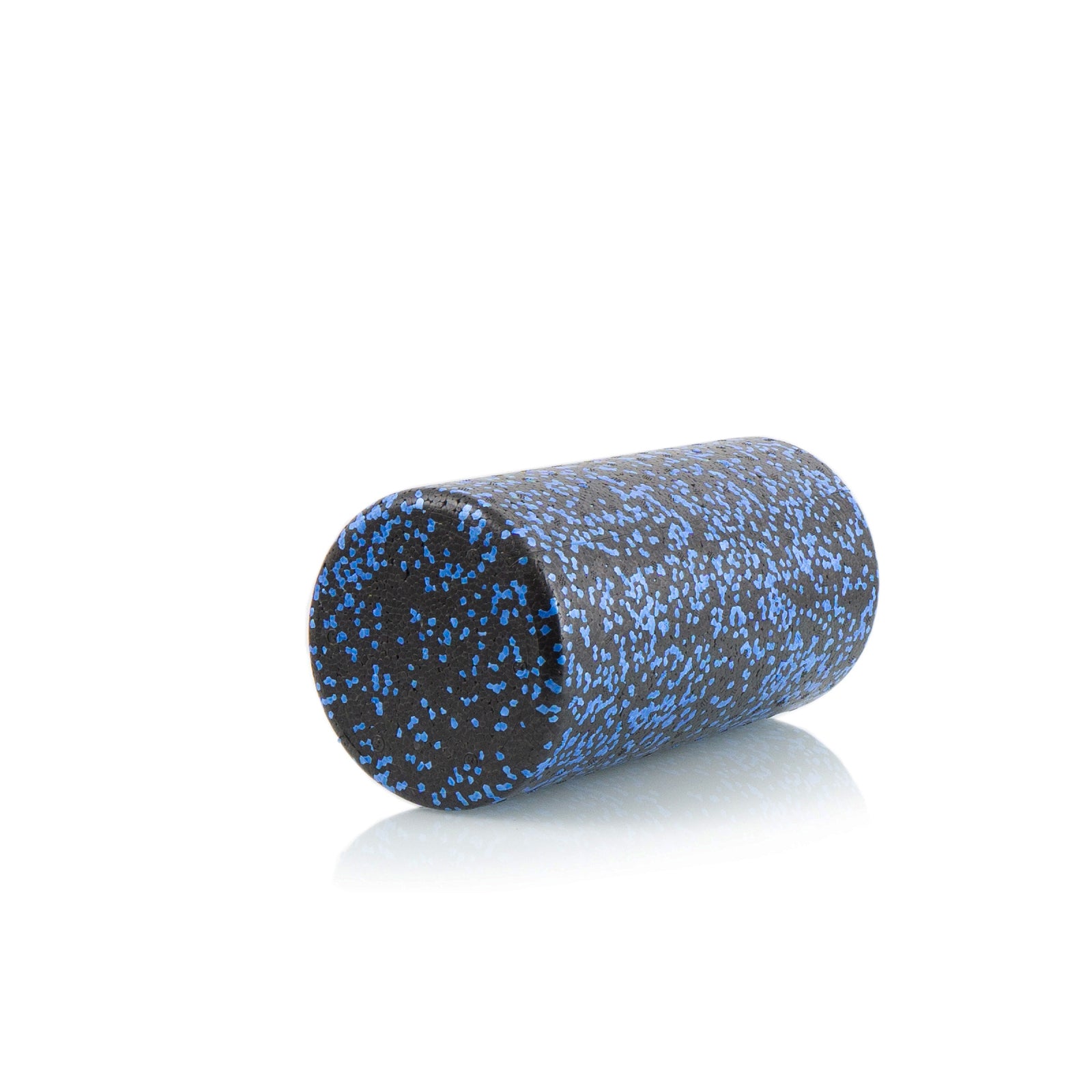 High Density Speckled Foam Roller 12x6-in, Black/Blue