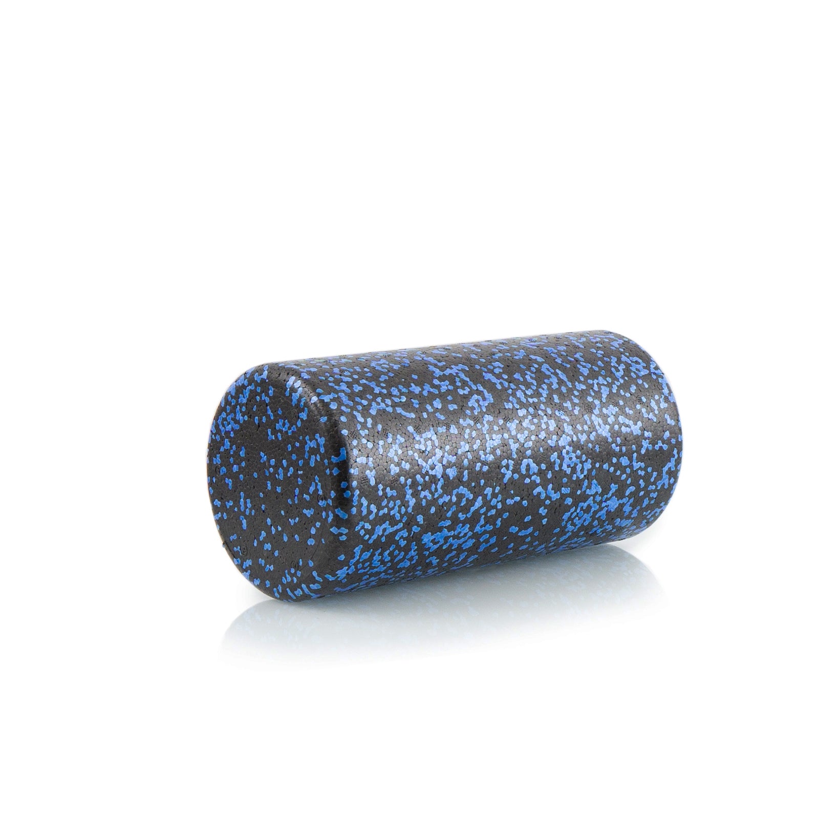 High Density Speckled Foam Roller 12x6-in, Black/Blue