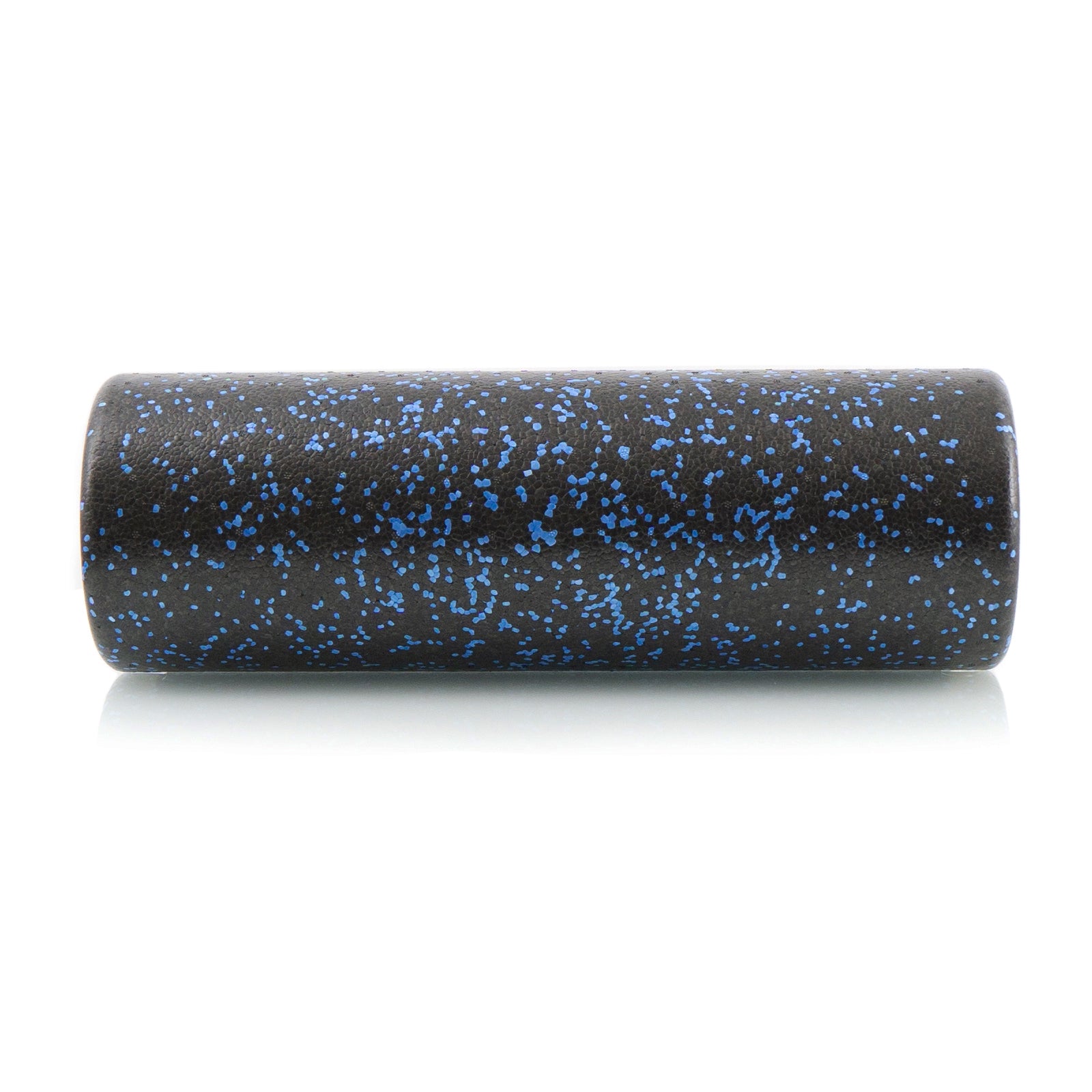 High Density Speckled Foam Roller 18x6-in, Black/Blue