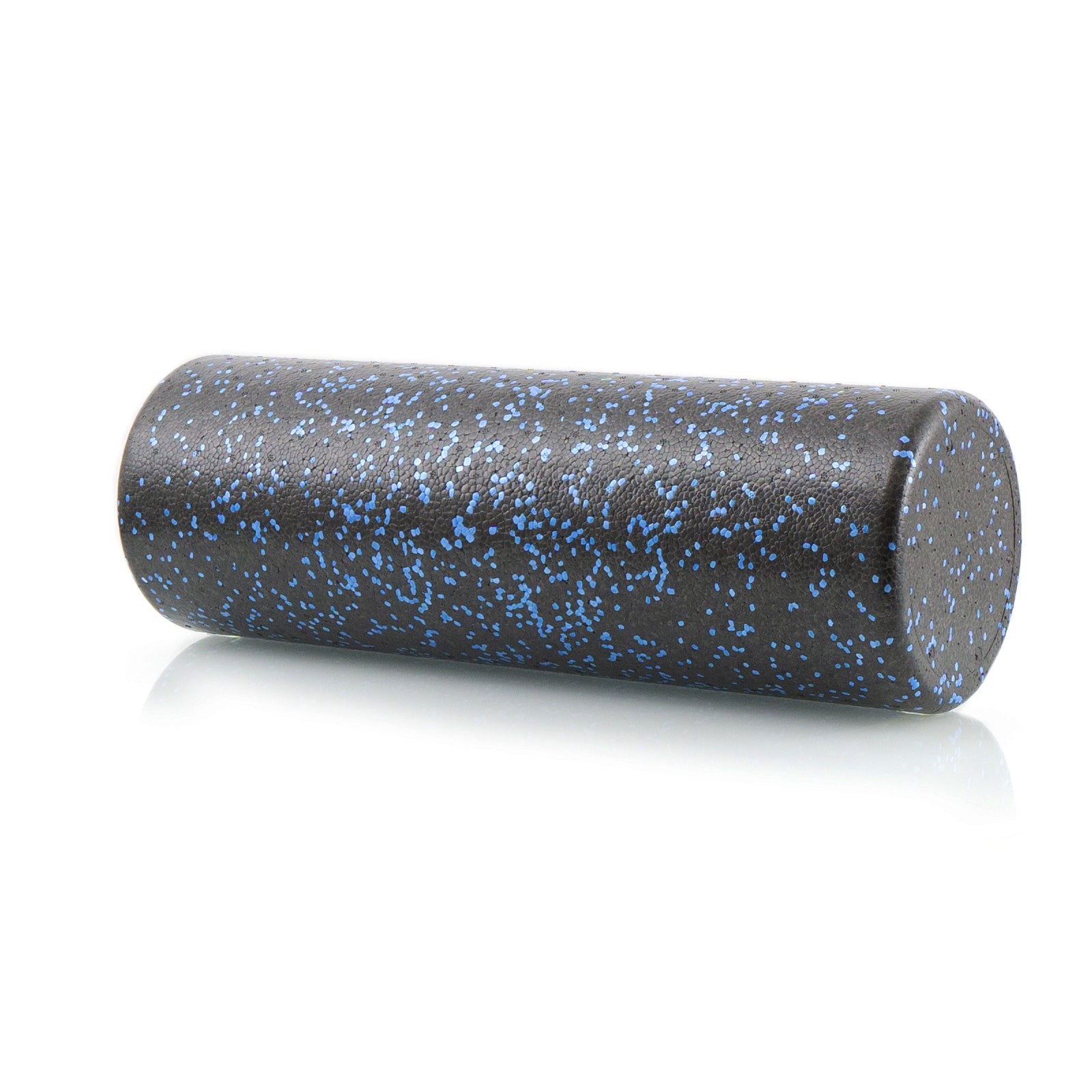 High Density Speckled Foam Roller 18x6-in, Black/Blue