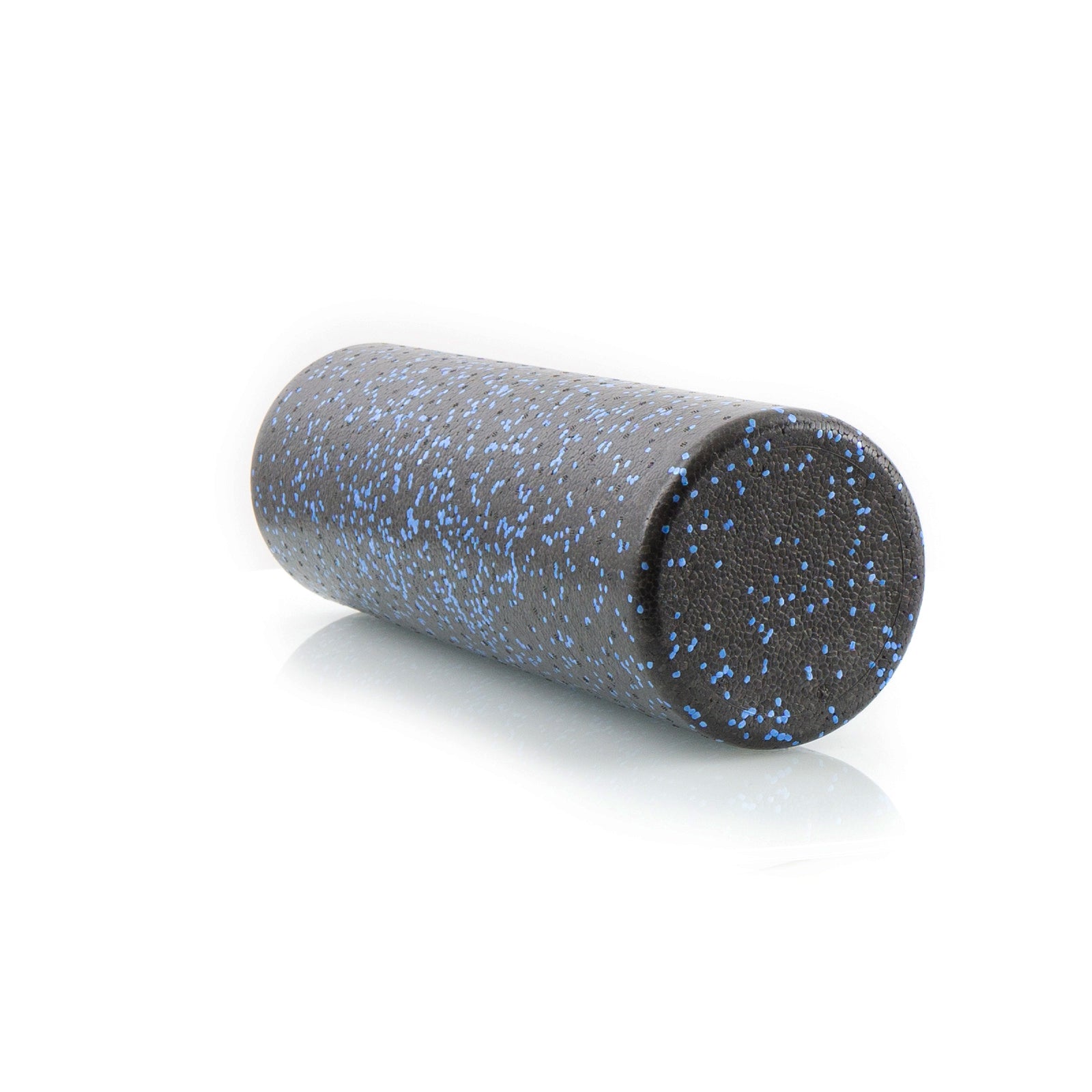 High Density Speckled Foam Roller 18x6-in, Black/Blue
